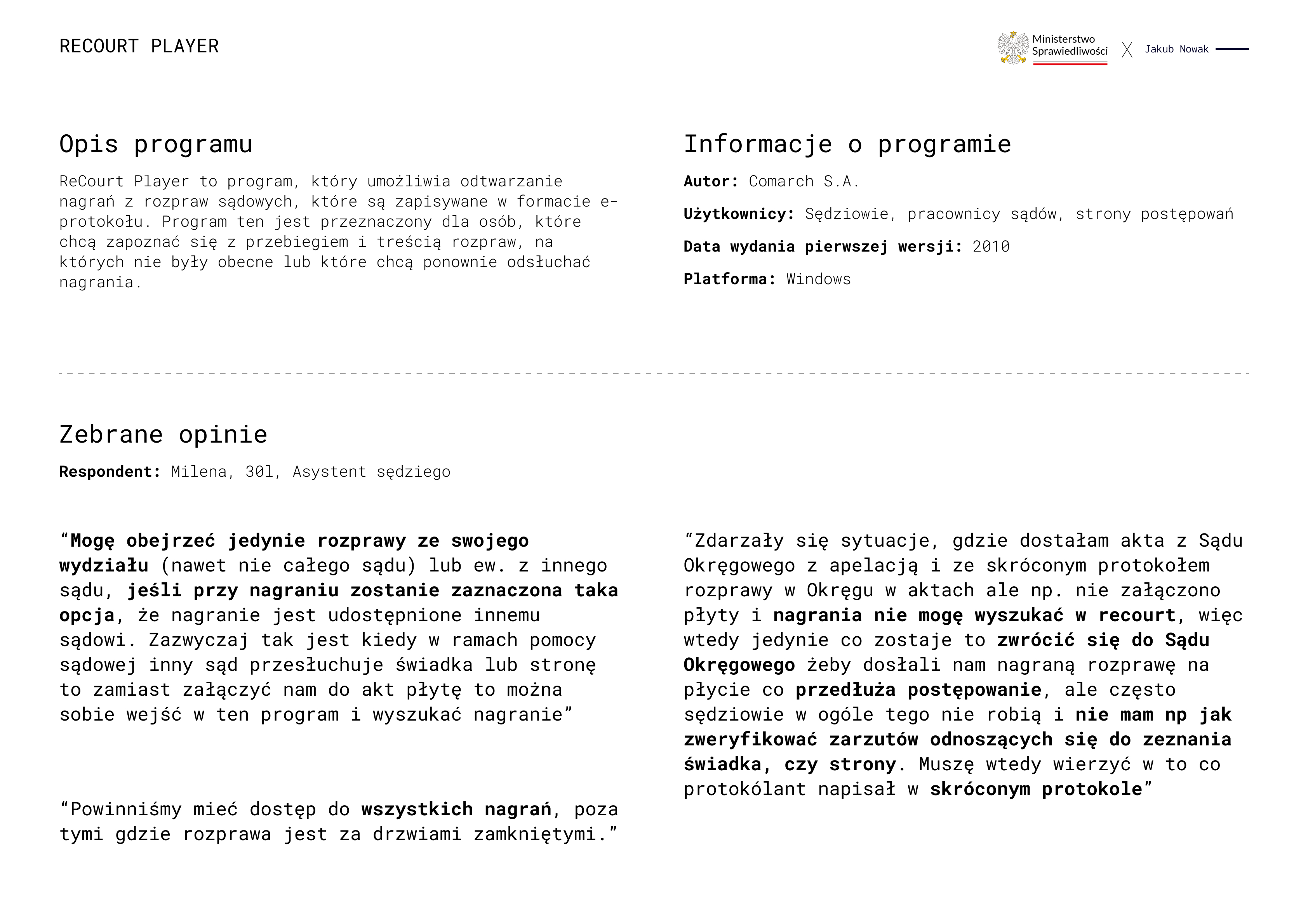 Moduł protokołowania z transkrypcją AI