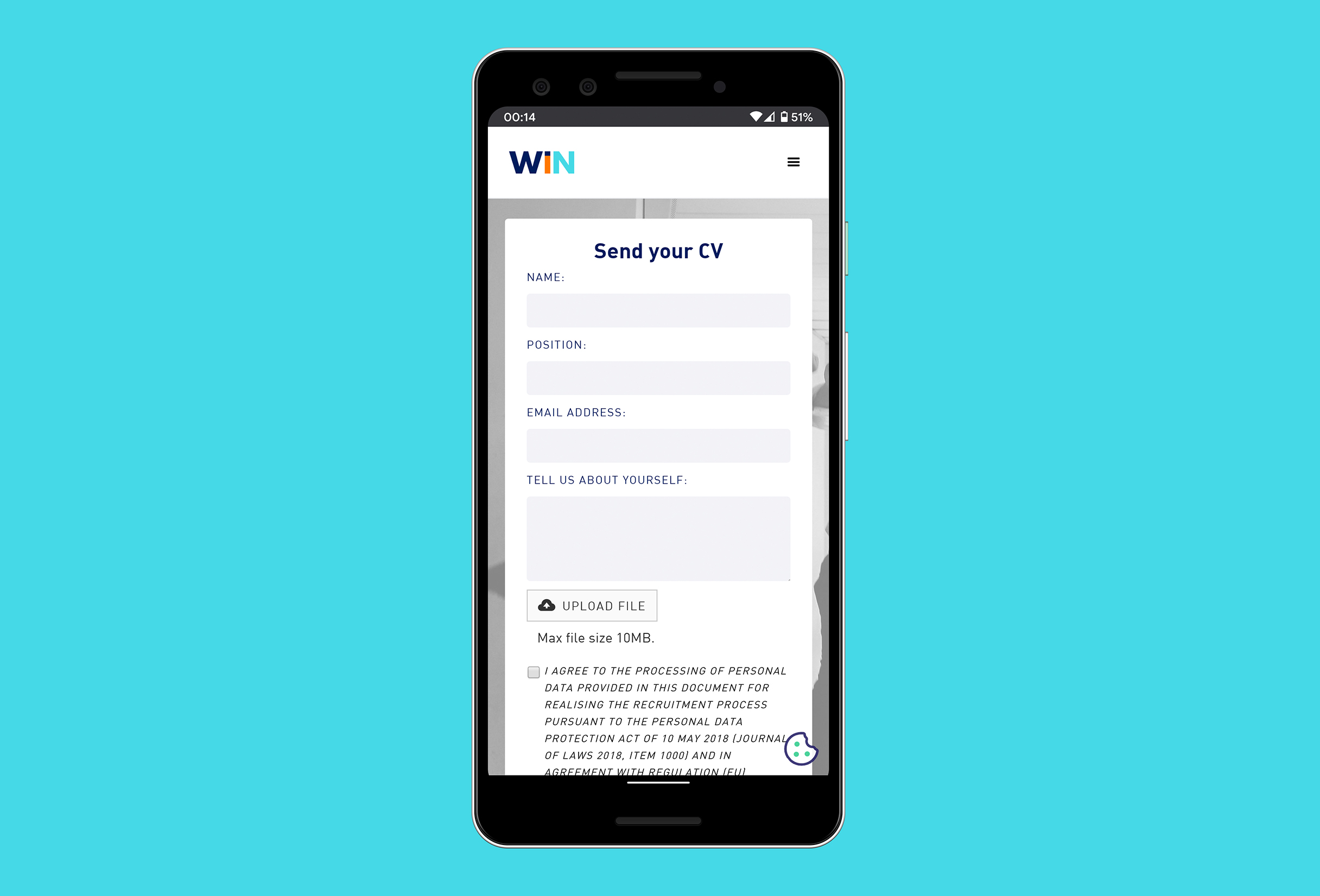 System rekrutacyjny na mobile